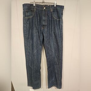 Member’s Property Men’s Blue Denim Jeans 38x34 (Measure 36x33) Straight Leg